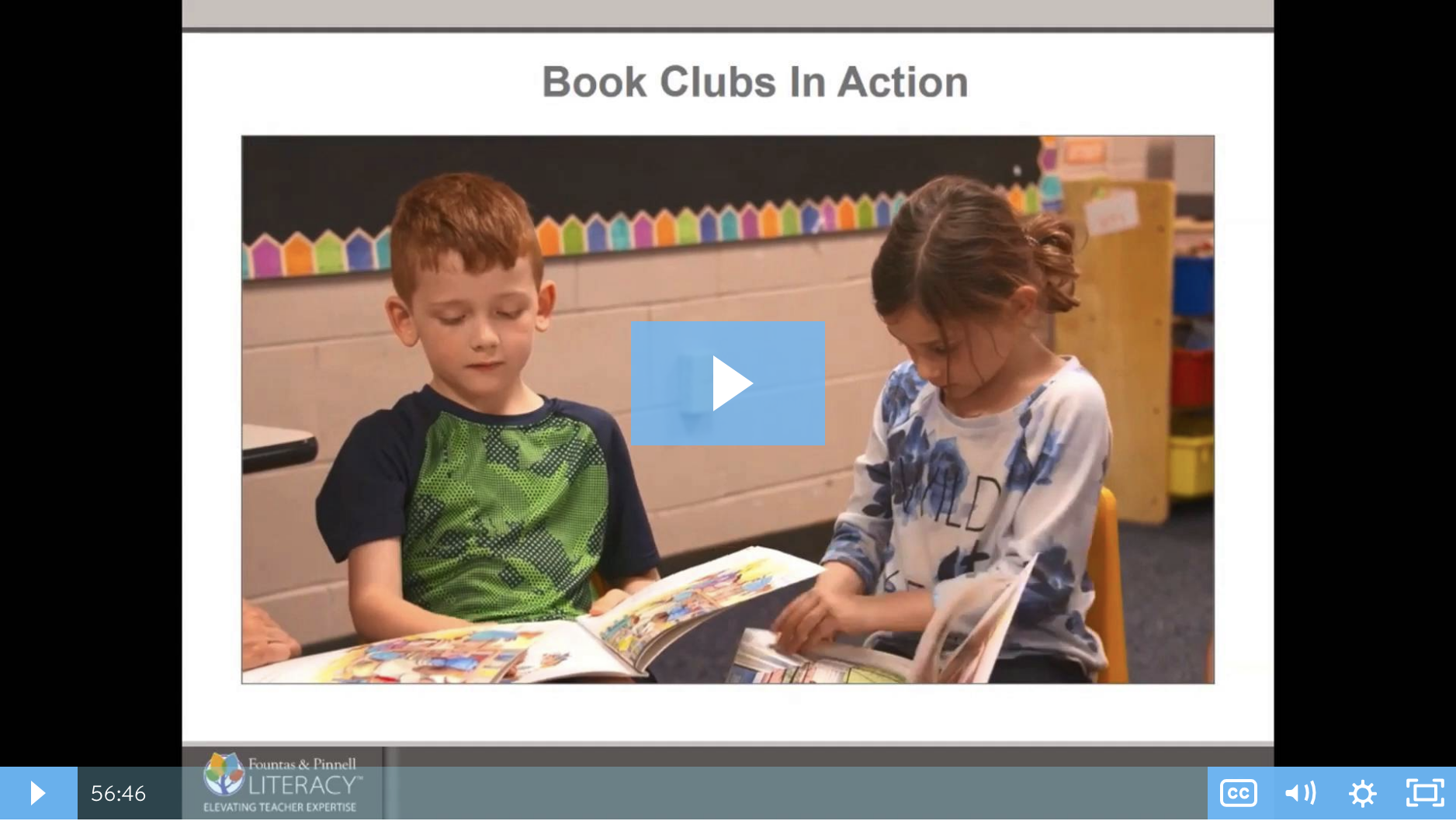 Webinar: Fountas & Pinnell Classroom™: Put Book Clubs Into Action